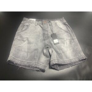 One‎ Teaspoon NEW Men's Mr. Jone's Denim Shorts in Phantom/Black Gray Size 30